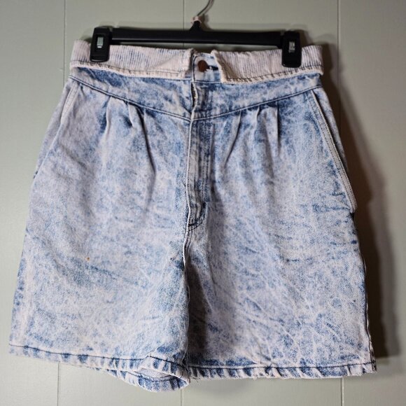 90s Vintage High Waisted Demin Shorts - Picture 1 of 4